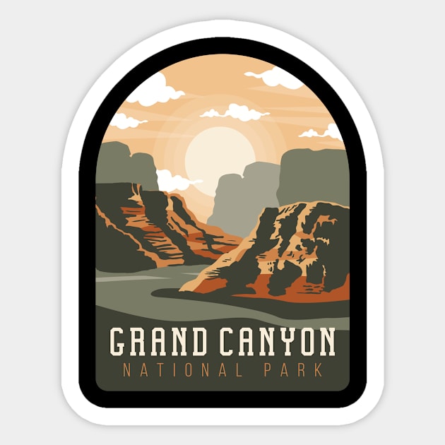 Grand Canyon National Park Sticker by Bestseller